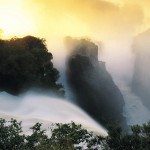 Самый широкий водопад в мире Виктория